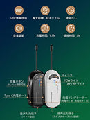 ワイヤレスマイク ALVOXCON UHF ピンマイク 無線マイク 一眼レフカメラマイク カメラ/スマートフォン対応 スマホ外付けマイク iphone 持ち運び便利 日本語説明書 TG310